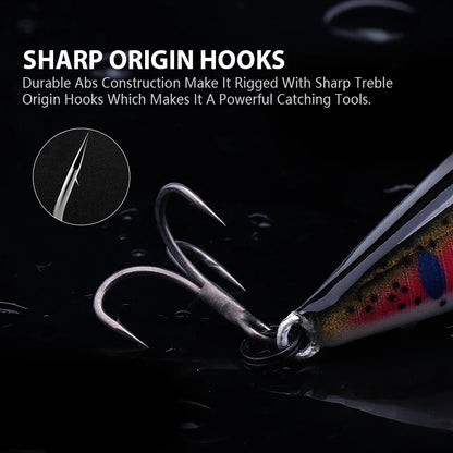 VTAVTA Sinking Minnow Jerkbait Wobbler 7cm 10g