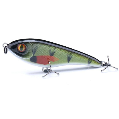 VTAVTA 6.8cm 9g Luminous Sinking Jerkbait Vibrating Rattling Wobblers