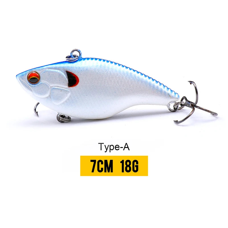 VTAVTA 7cm 18g Rattlin Vibrating Fishing Lure Sinking Wobblers