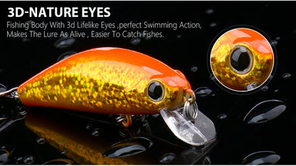 VTAVTA Japanese Design Sinking Minnow Wobbler Fishing Lure 55mm 6.5g