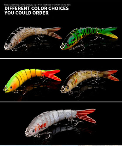 VTAVTA 100mm 10.5g 8-Segmented Sinking Fishing Lure