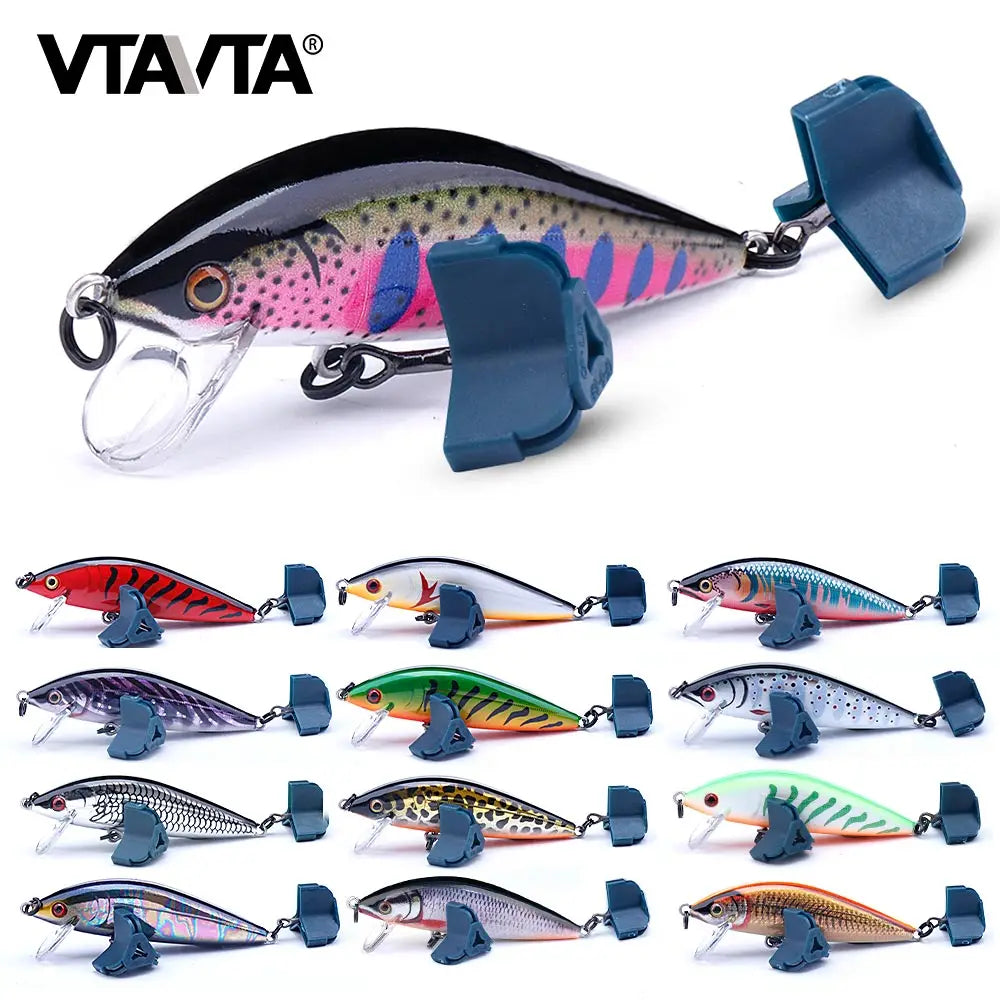 VTAVTA Sinking Minnow Jerkbait Wobbler 7cm 10g
