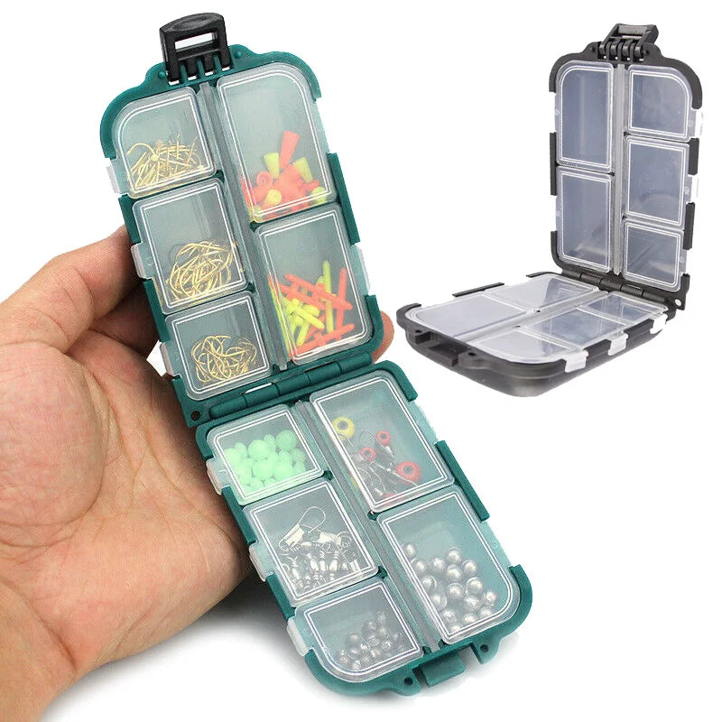 10 Grid Fishing Accessories Storage Box