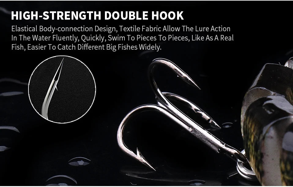 VTAVTA 10cm 10.5g Segmented Swimbait - Hard Bait Sinking Bionic Artificial Plastic