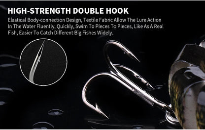 VTAVTA 10cm 10.5g Segmented Swimbait - Hard Bait Sinking Bionic Artificial Plastic