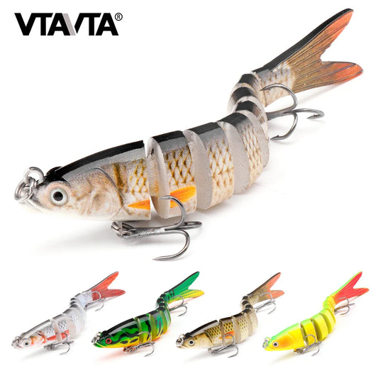 VTAVTA 100mm 10.5g 8-Segmented Sinking Fishing Lure