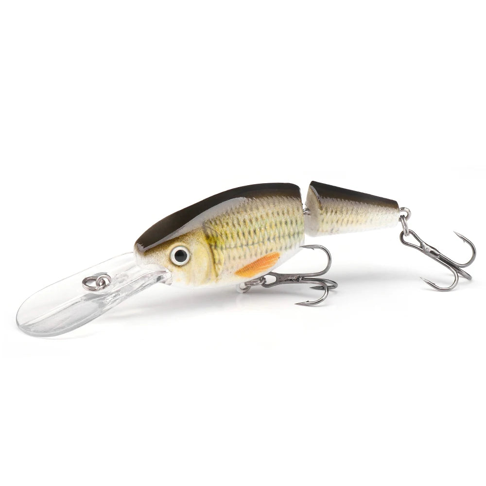 VTAVTA 2-segment Jointed Floating Minnow Lures 105mm 15g