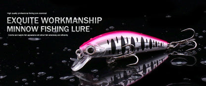 VTAVTA Japanese Design Sinking Minnow Wobbler Fishing Lure 55mm 6.5g