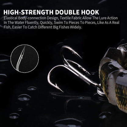 VTAVTA 10cm 10.5g Segmented Swimbait - Hard Bait Sinking Bionic Artificial Plastic
