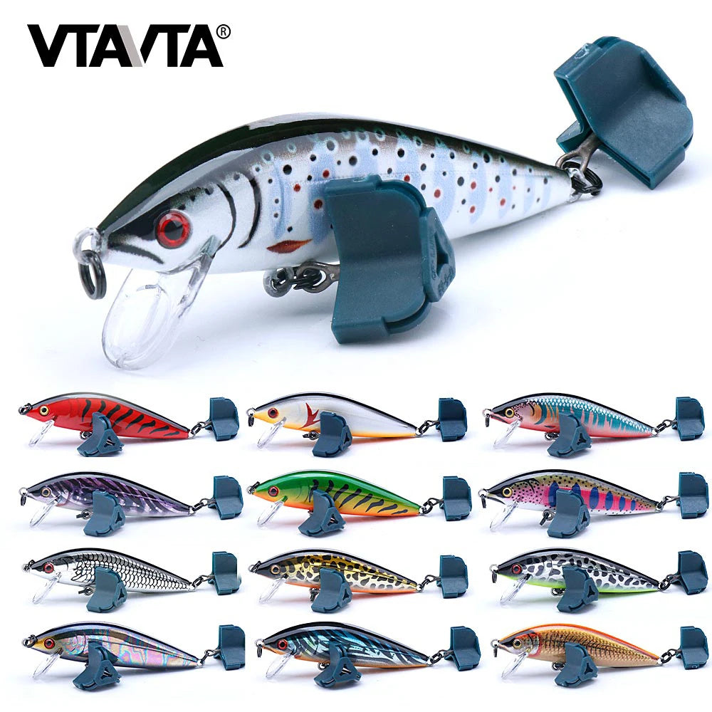 VTAVTA Sinking Minnow Jerkbait Wobbler 7cm 10g